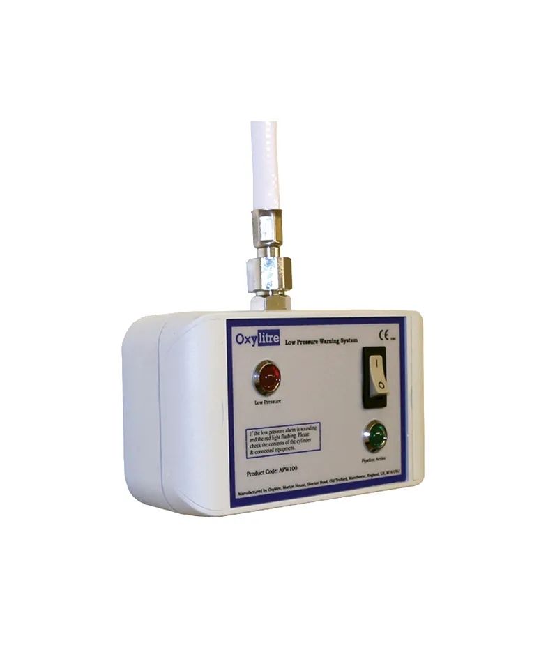 Oxylitre Pressure and warning system