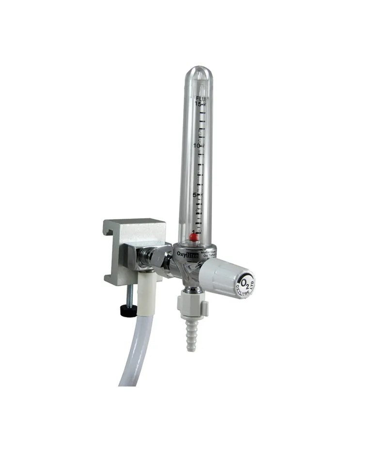 F1630 Standard Single Flowmeter Rail Mounted Oxygen 0-15lpm
