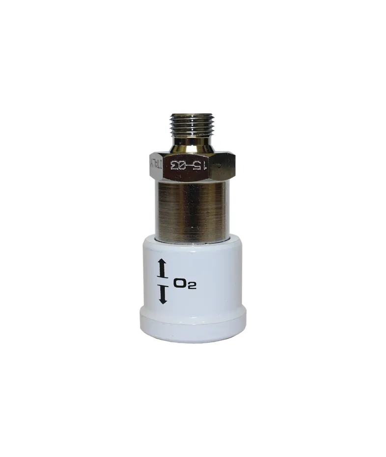 Oxylitre mini self sealing valve with 1/8 bsp male fitting