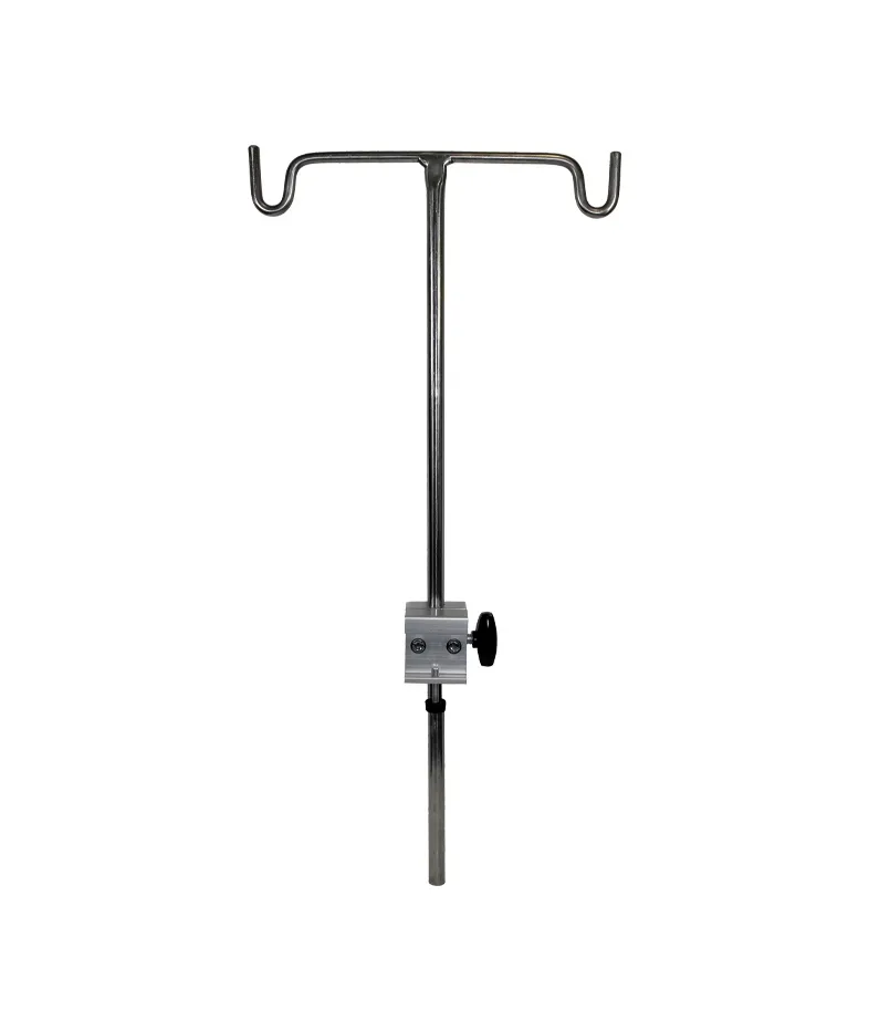 R1313 Rail Mounted Drip Stand Two Hook