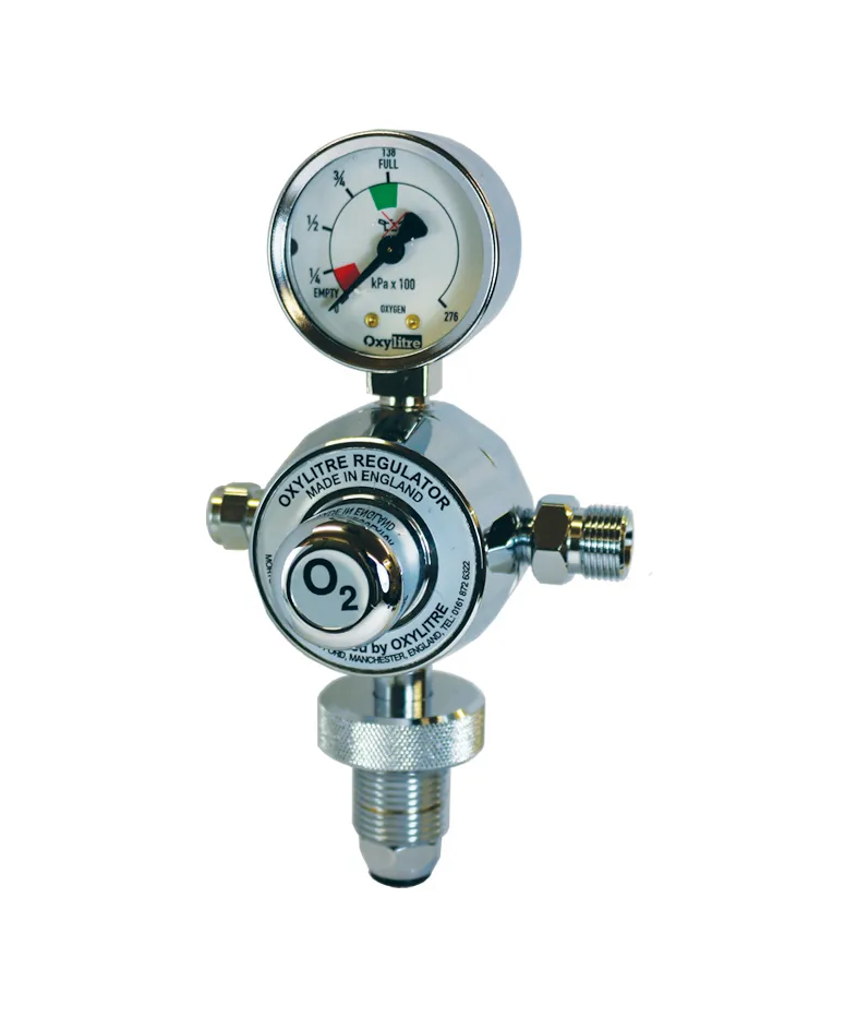 Standard Medical Gas Pressure Regulators: 3/8 BSP Male Outlet
