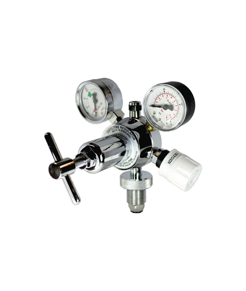 Standard Medical Gas Twin Gauge High Pressure Regulators