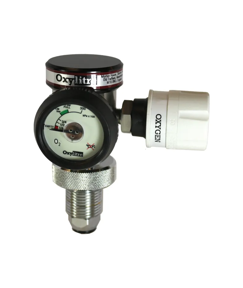 Compact Medical Gas Pressure Regulators & Self-Sealing Valve