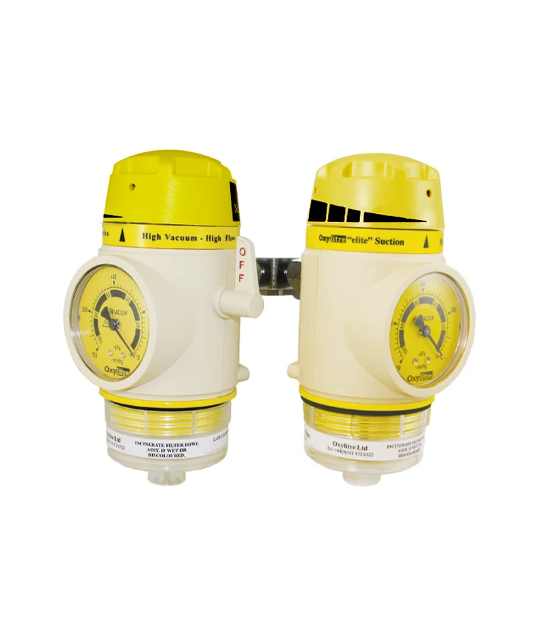 'elite' Twin Pipeline Suction Controller Direct Fittings