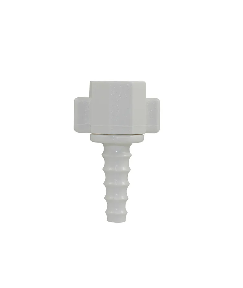 SP46 Tubing Nipple female 9/16 UNF (White for O₂)