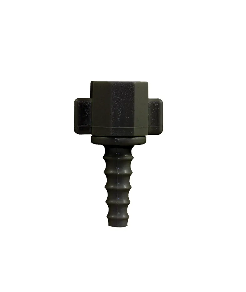 SP46B Tubing Nipple female 9/16 UNF (Black for Air)