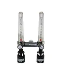 F1612B Standard Twin Back Bar Configuration Flowmeters Medical Air 4 Bar 0-15Lpm