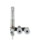F1670-2 Standard Back Bar Configuration Flowmeter Oxygen 0-15Lpm & Twin Oxygen Self Sealing Valve
