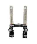 F2612B Compact Twin Back Bar Configuration Flowmeters Medical Air 4 Bar 0-15Lpm
