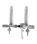 F26324 Compact Twin Flowmeter Oxygen 0-4Lpm Universal Rail Mounted