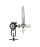 R24005 Compact Regulator & Brass Flowmeter Oxygen 0-15lpm