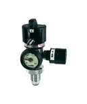 R2425 Compact Select-A-Flow Regulator Bullnose Air (MA-4) 0-15lpm & Self Sealing Valve